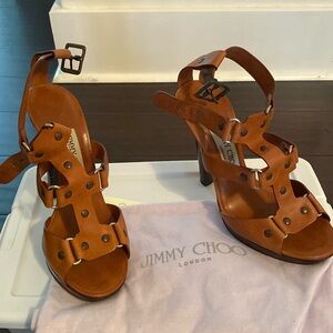 Jimmy choo sandal in camel